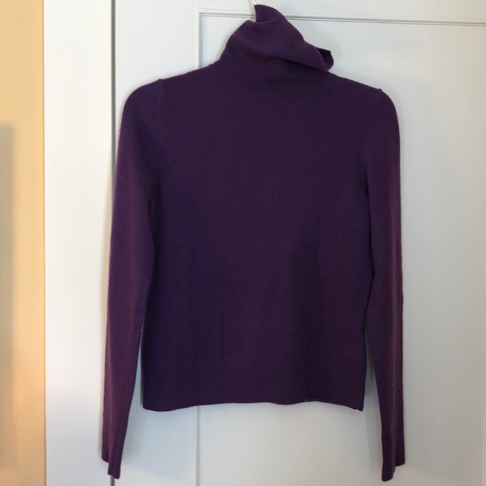 Bloomingdales cashmere tneck sweater